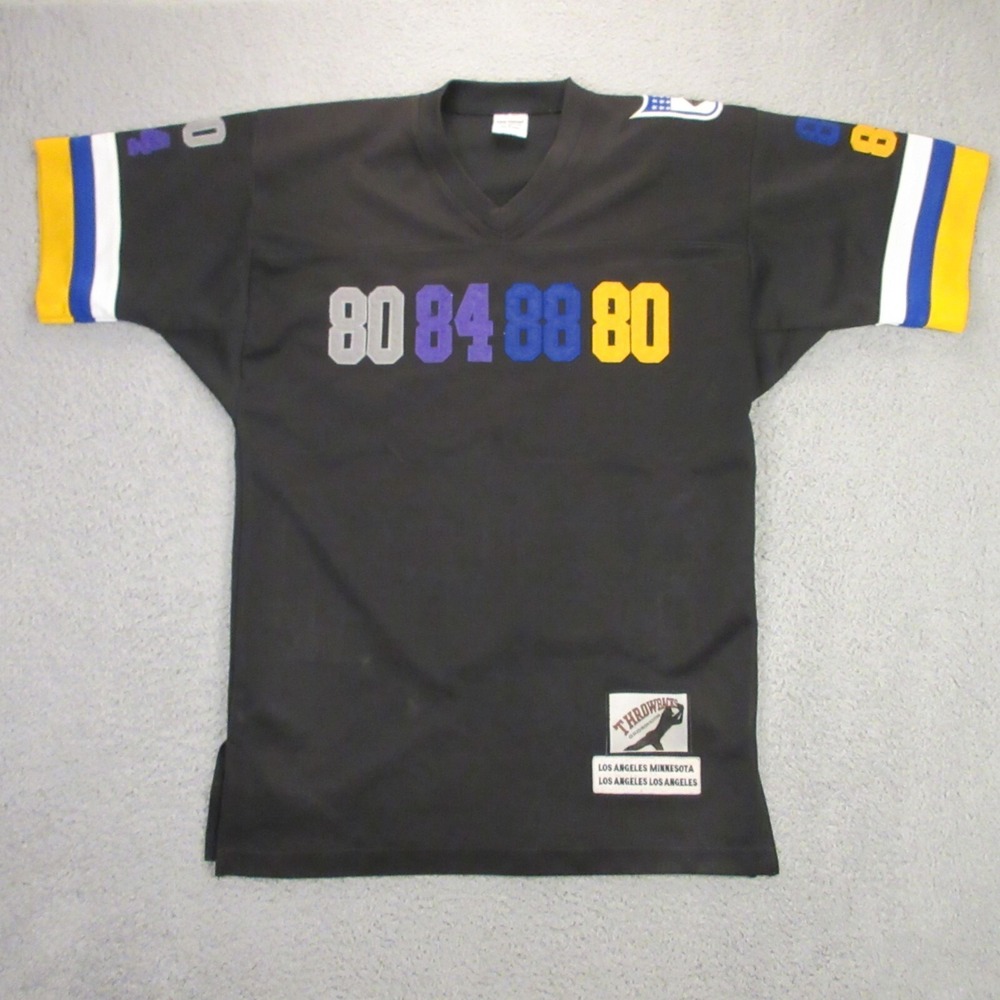 Pro Champ Throwbacks Gridiron Jersey 80 84 88 80 Los Angeles Minnesota‎ Medium